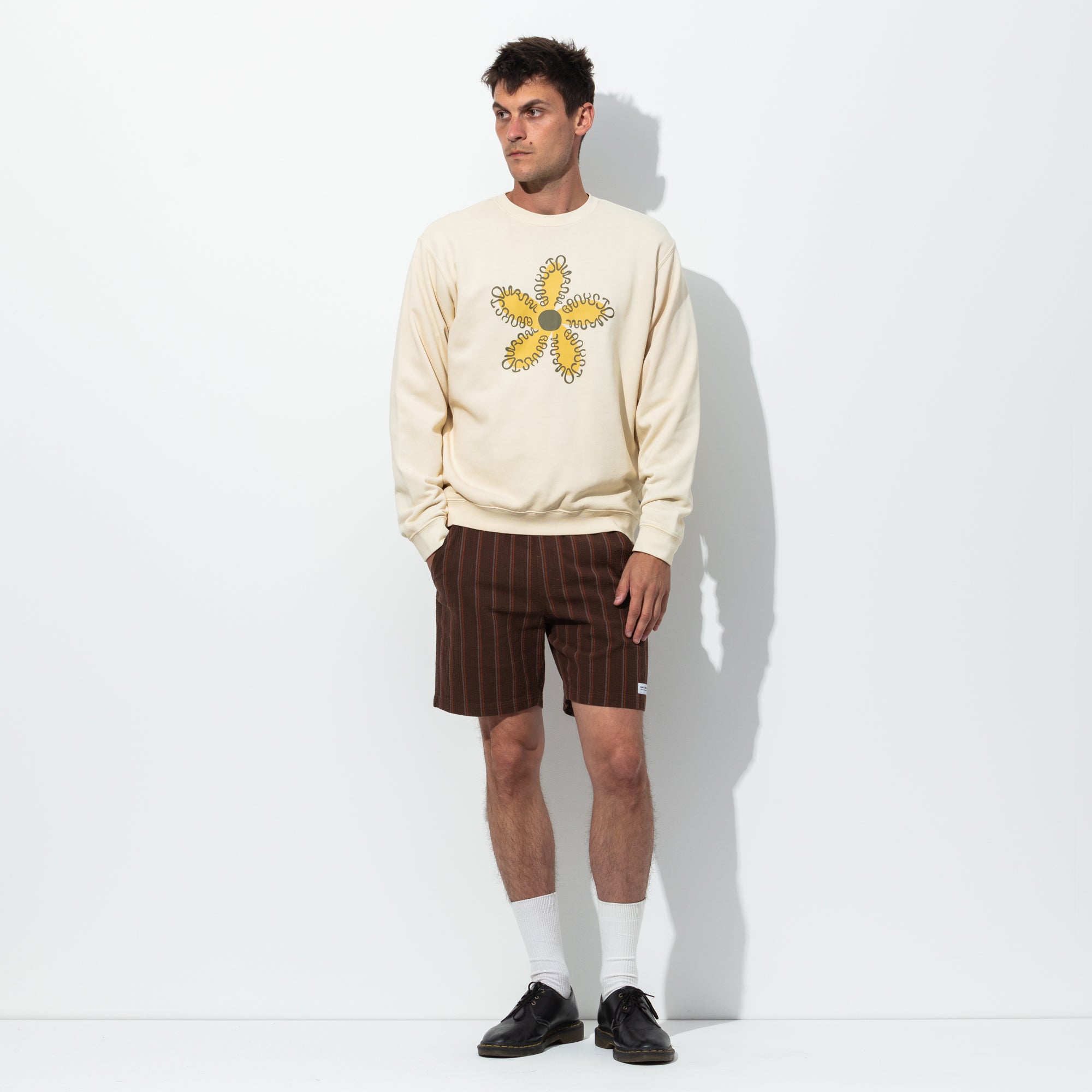 Camino Crew Printed Fleece